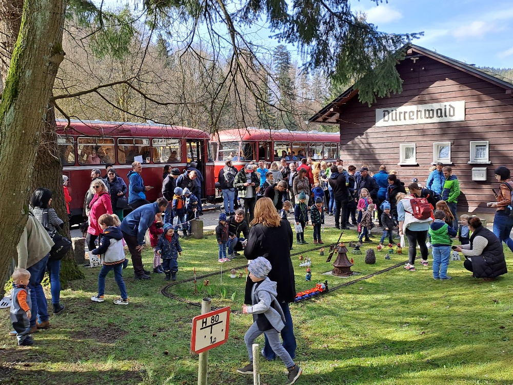 Osterhasenexpress 2025 (Foto: Eisenbahnfreunde Rodachtalbahn e.V.)