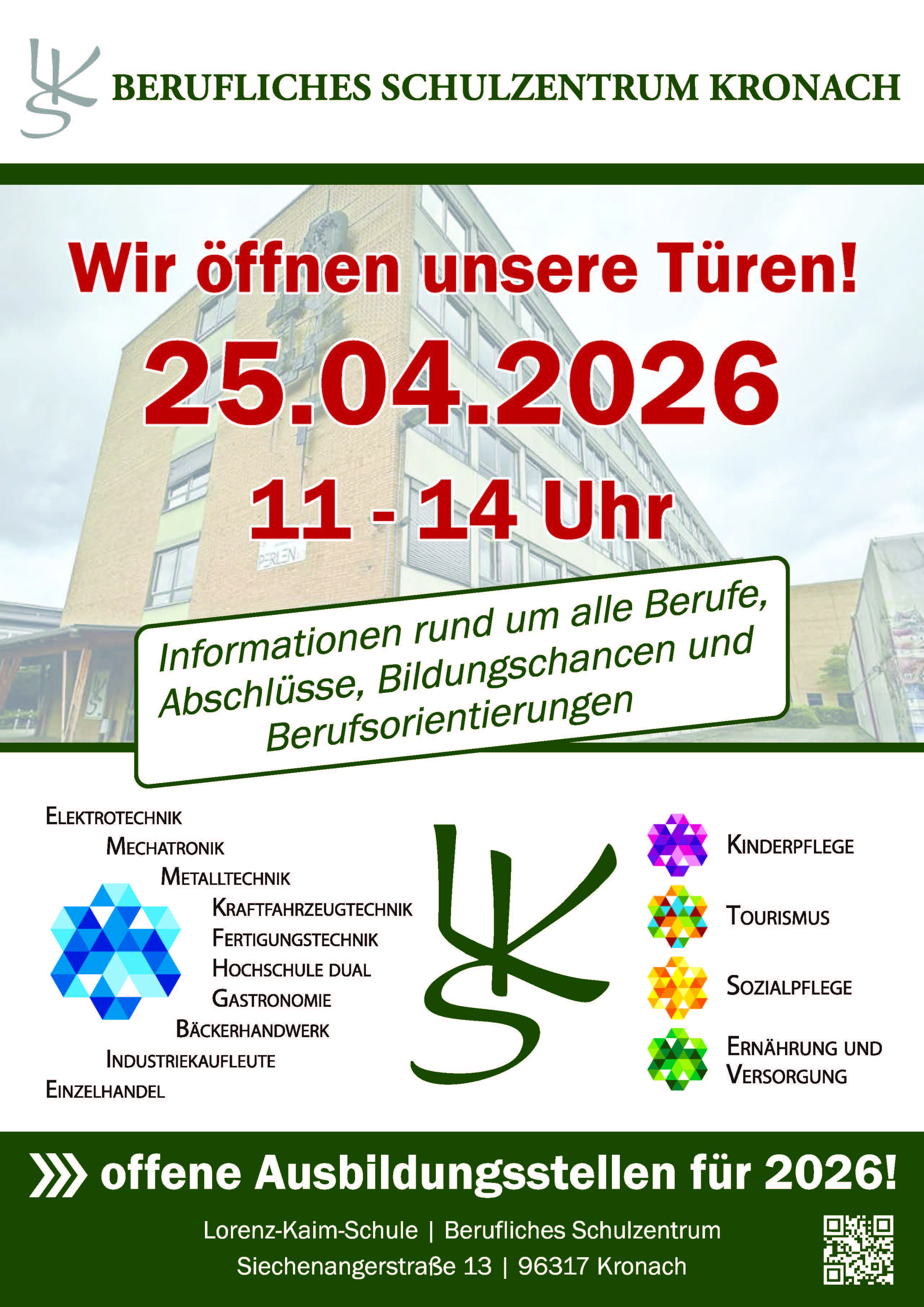 Tag der offenen Tür an der Lorenz-Kaim-Schule in Kronach (Foto: Lorenz-Kaim-Schule)