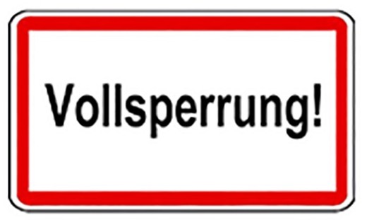 Vollsperrung