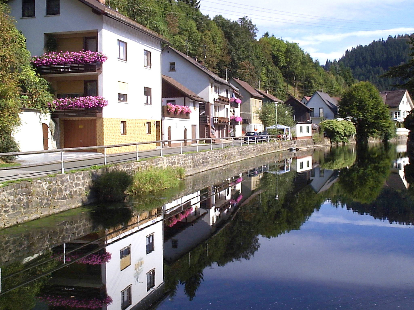 Idylle an der Rodach in Steinwiesen