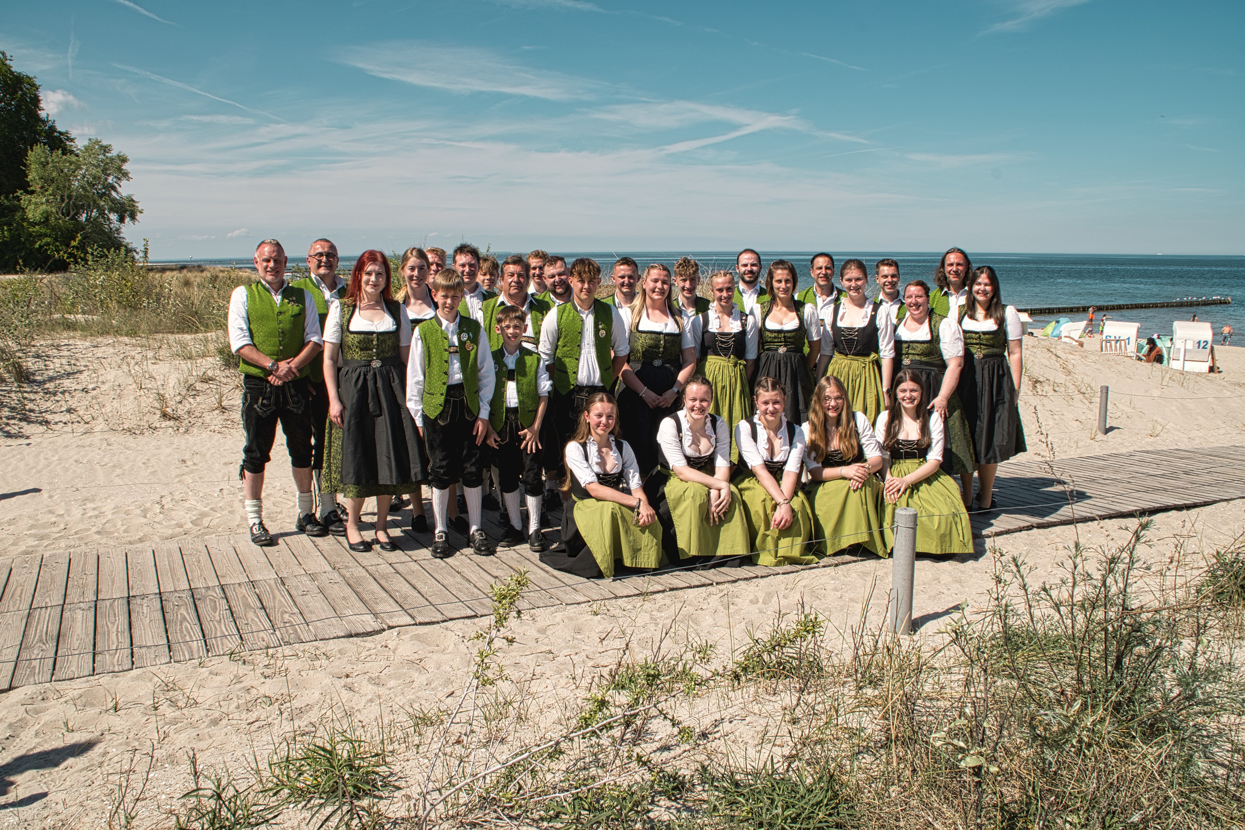 Die Musiker des MV Steinwiesen (Foto: Frank Smettane)