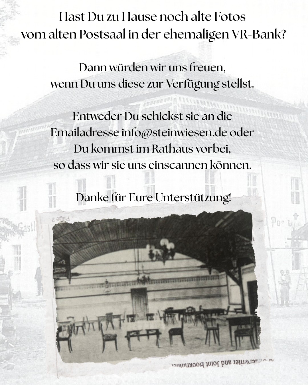 Aufruf Bilder Postsaal