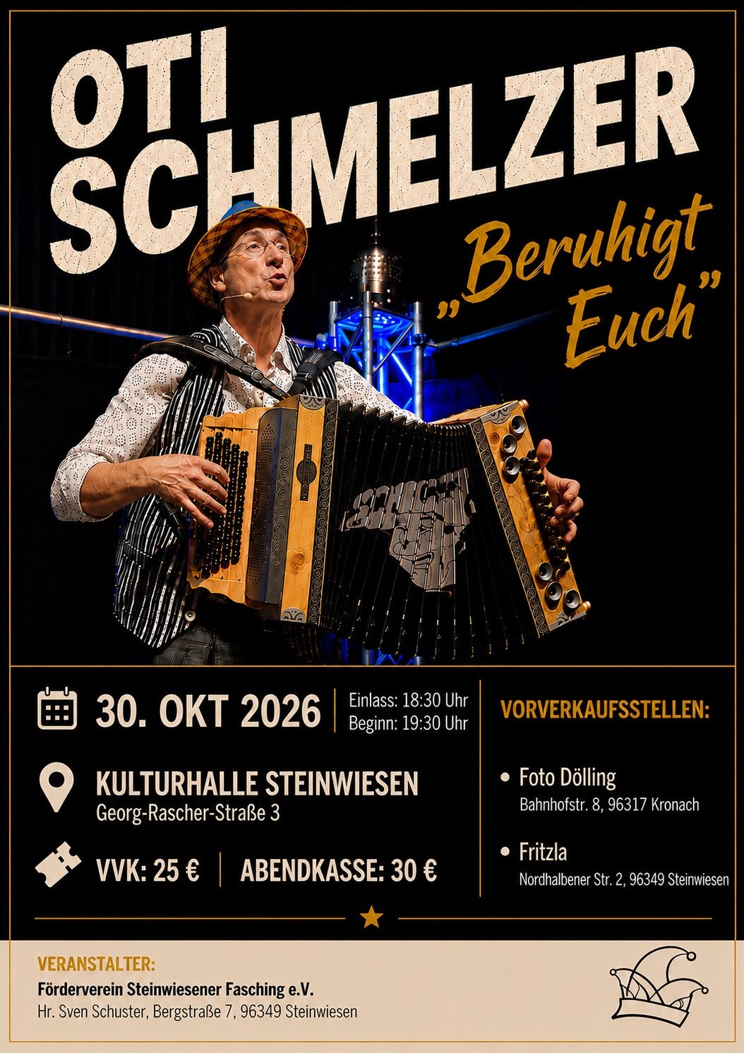 Kabarettabend des Förderverein Steinwiesener Fasching