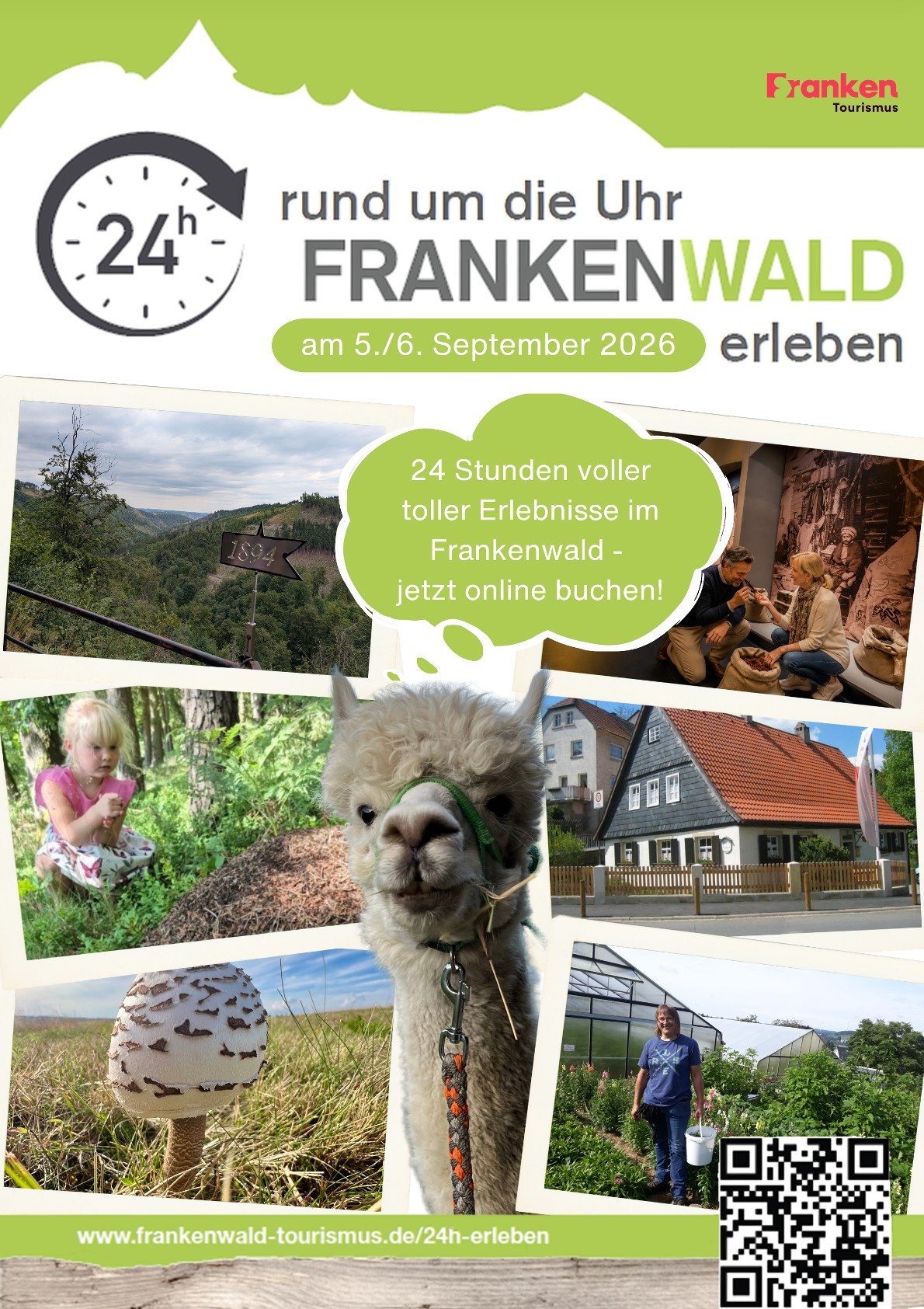 Frankenwald erleben Plakat