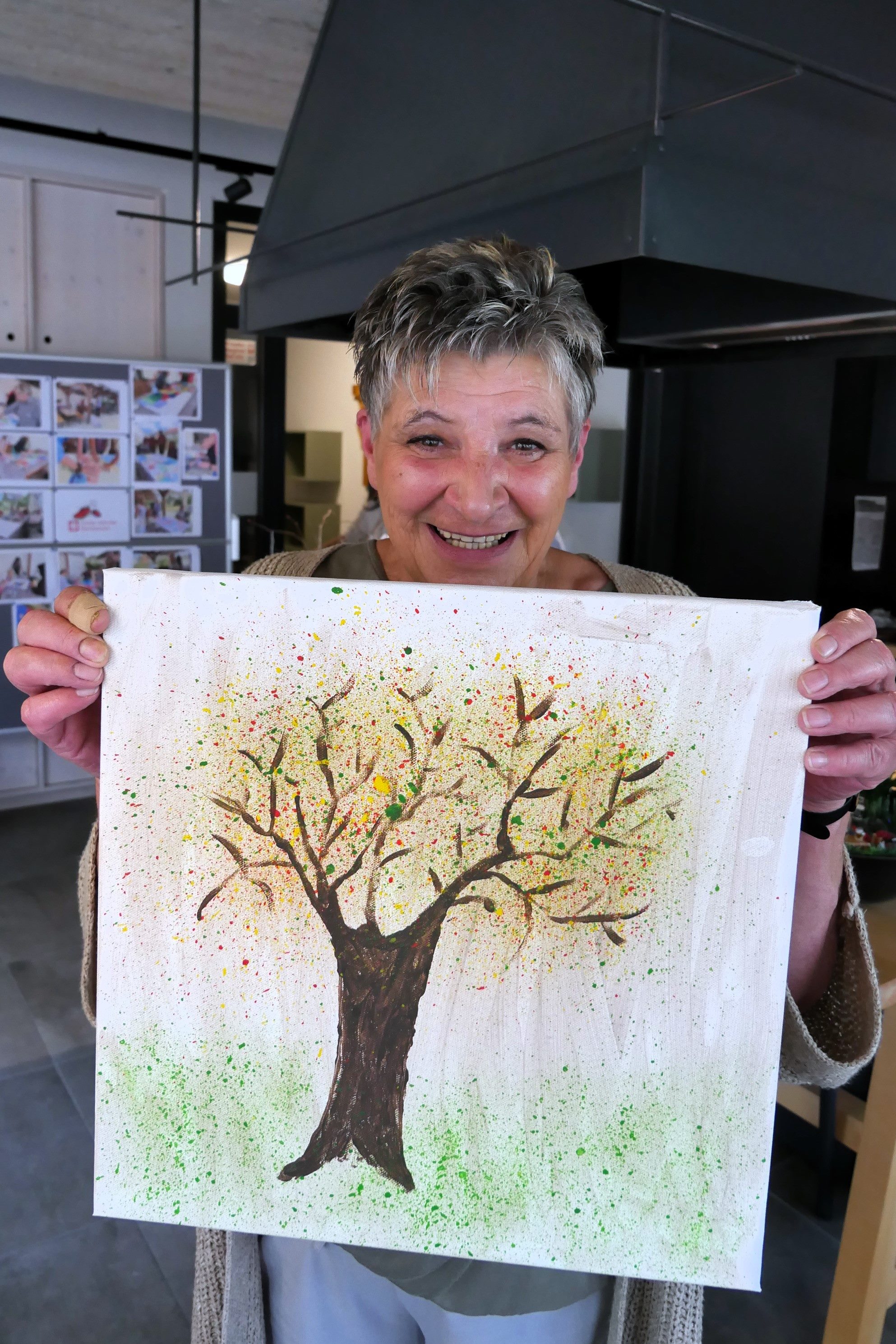Jutta Sommer und „Juttas Baum“.