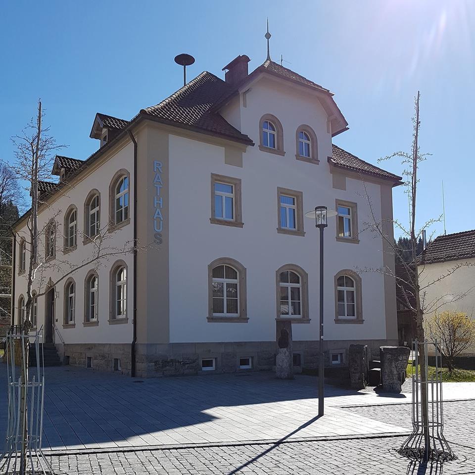 Das Rathaus in Steinwiesen