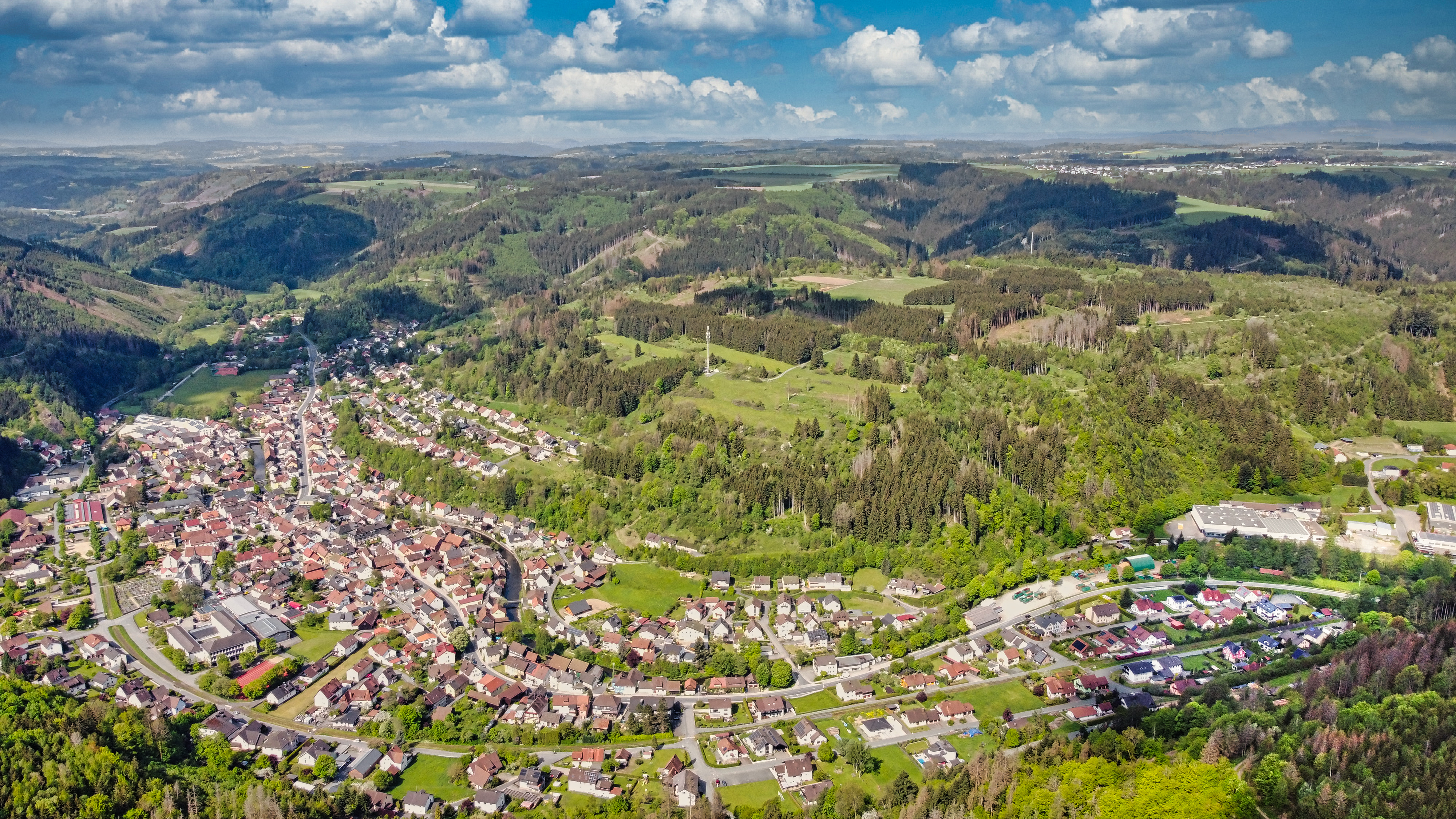 Steinwiesen von oben