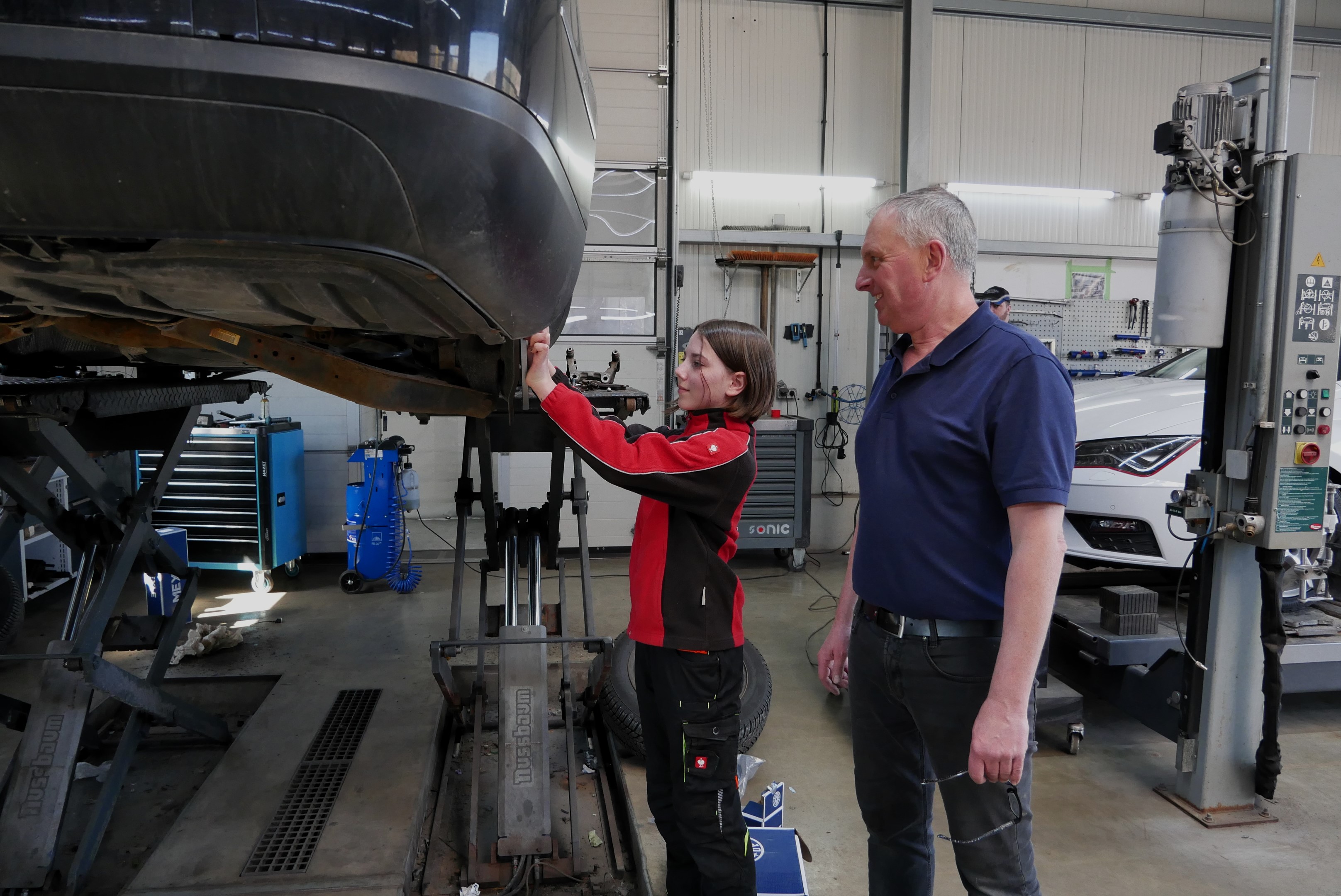 Girls‘ Day bei Fahrzeugtechnik Mario Renk läuft super 