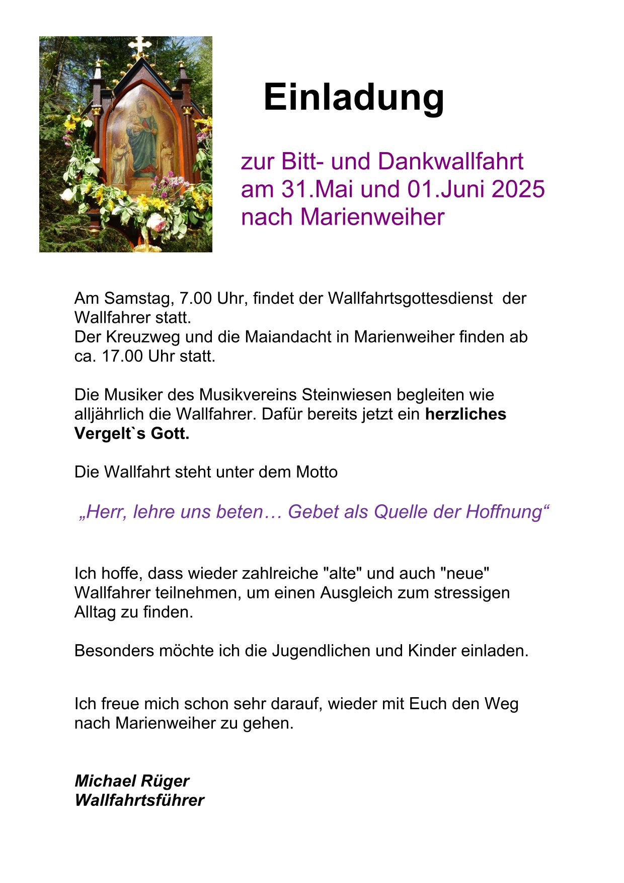 Einladung