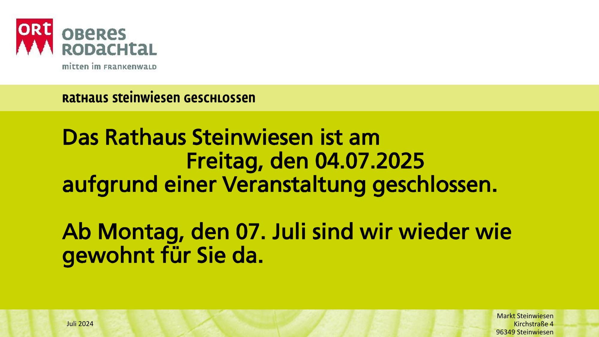 Rathaus geschlossen (2)