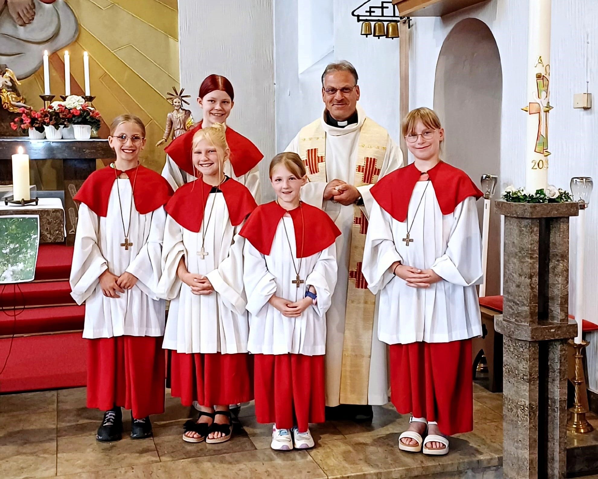 Neue Ministranten für die Kuratie St. Michael