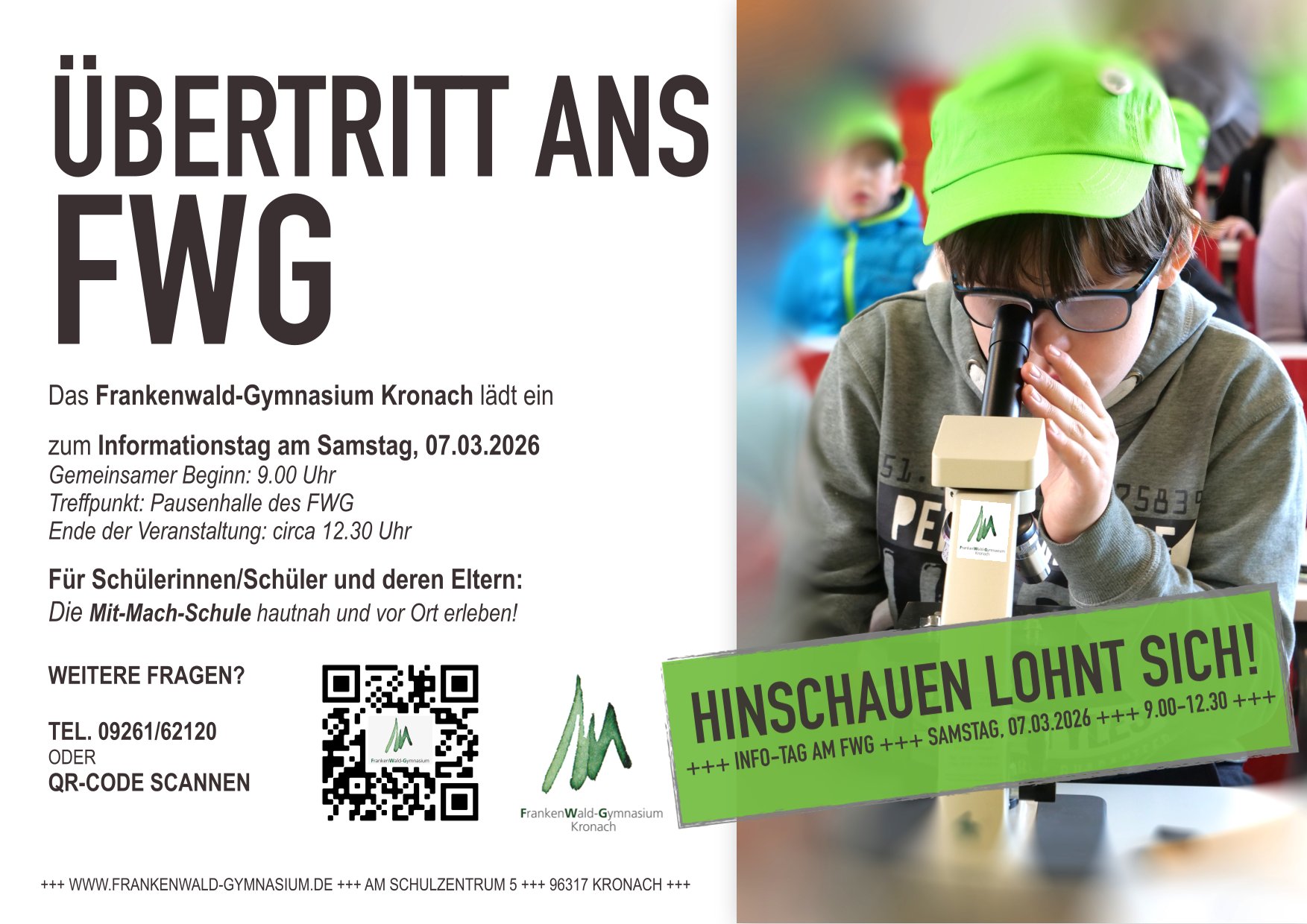 Infoveranstaltung Übertritt FWG
