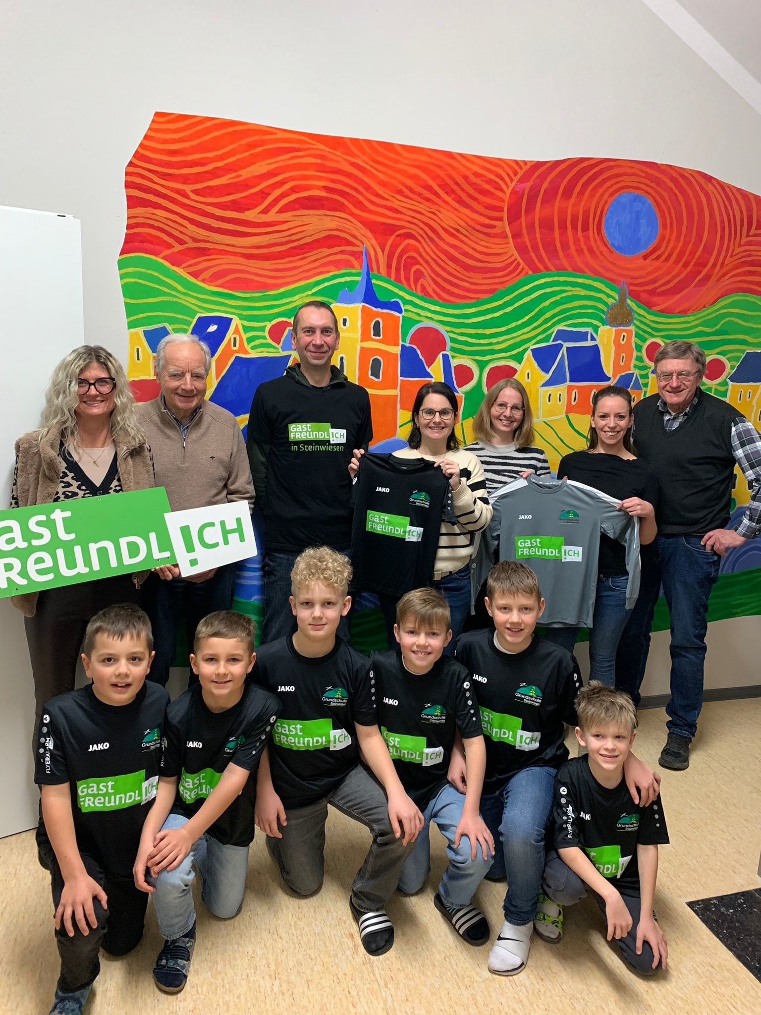 Trikotübergabe Steinwiesen Aktiv